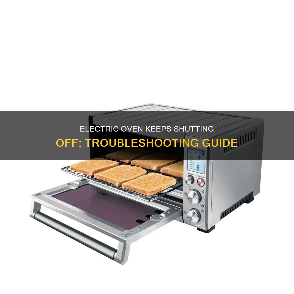 is electric oven turns off by itself