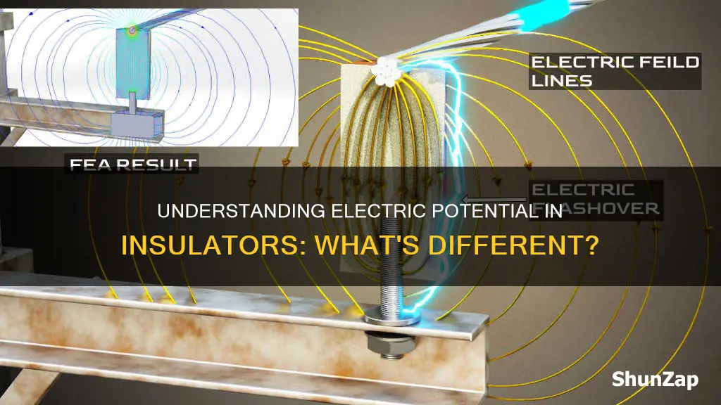 is electric potential same in an insulator
