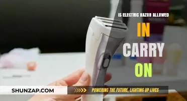 Electric Razors: Carry-On Allowed?