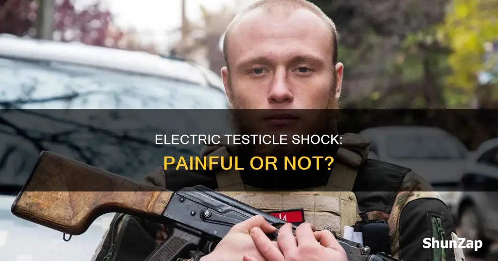 is electric schock to the testicals painful