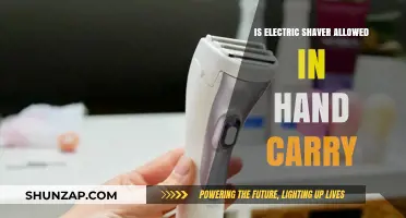 Electric Shavers: Hand Carry Allowed?