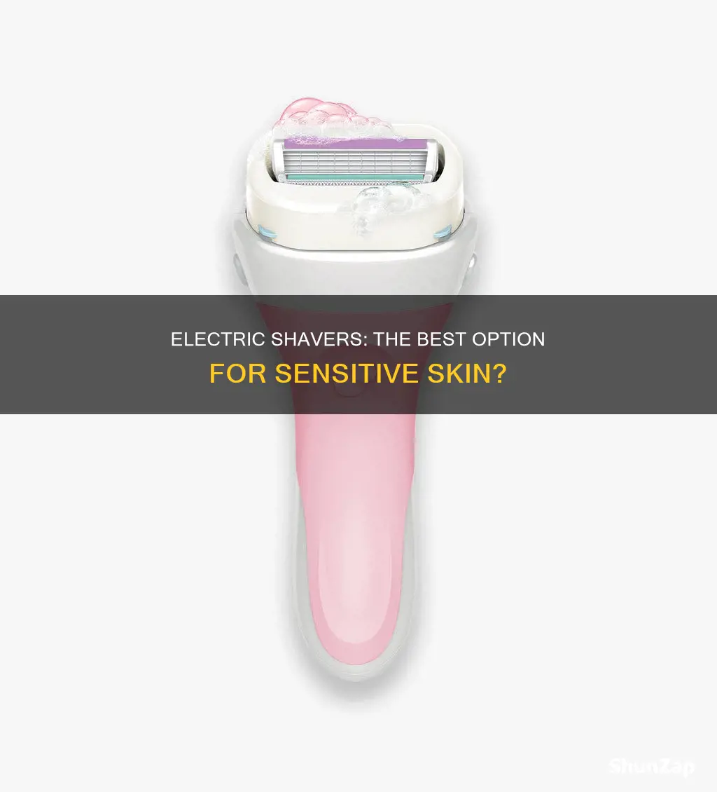 is electric shaver better for sensitive skin