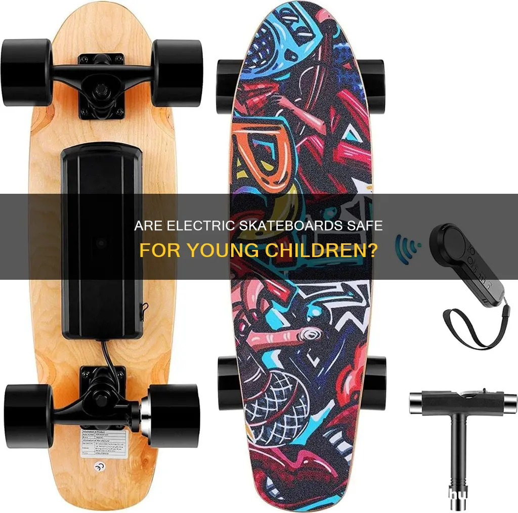 is electric skateboard ok for young children