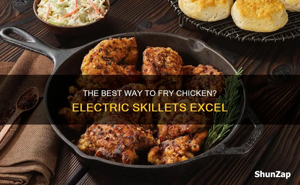 is electric skilit gook for frying chicken