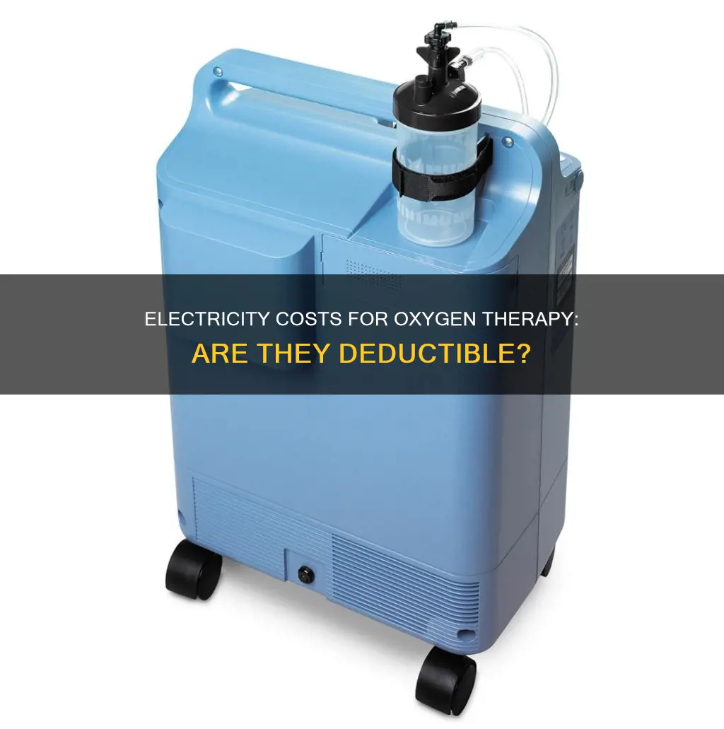 is electric to run oxygen tax deductable