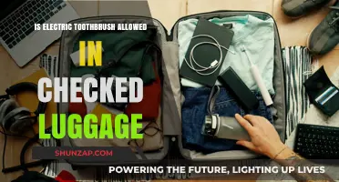 Electric Toothbrushes: Checked Luggage Allowed?