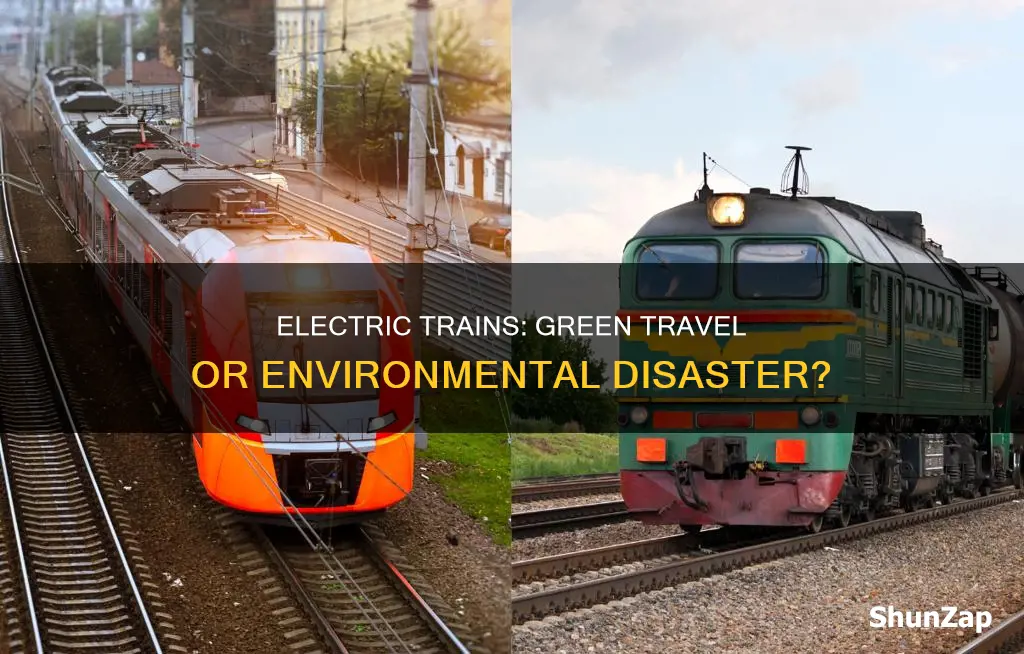 is electric train bad for the environment
