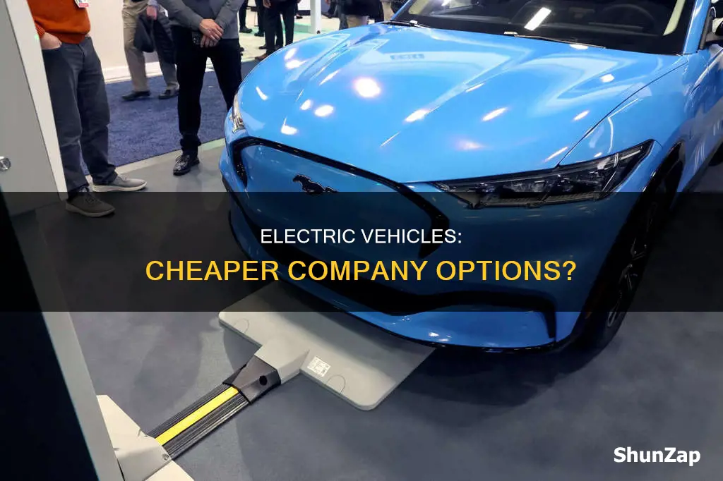 is electric vehicle cheaper for companies