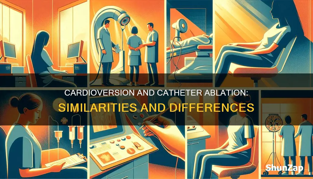 is electrical cardioversion same as catheter ablation