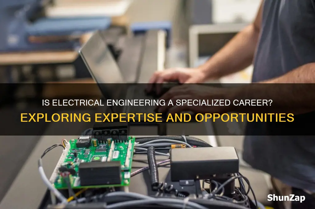 is electrical engineer a specialized career