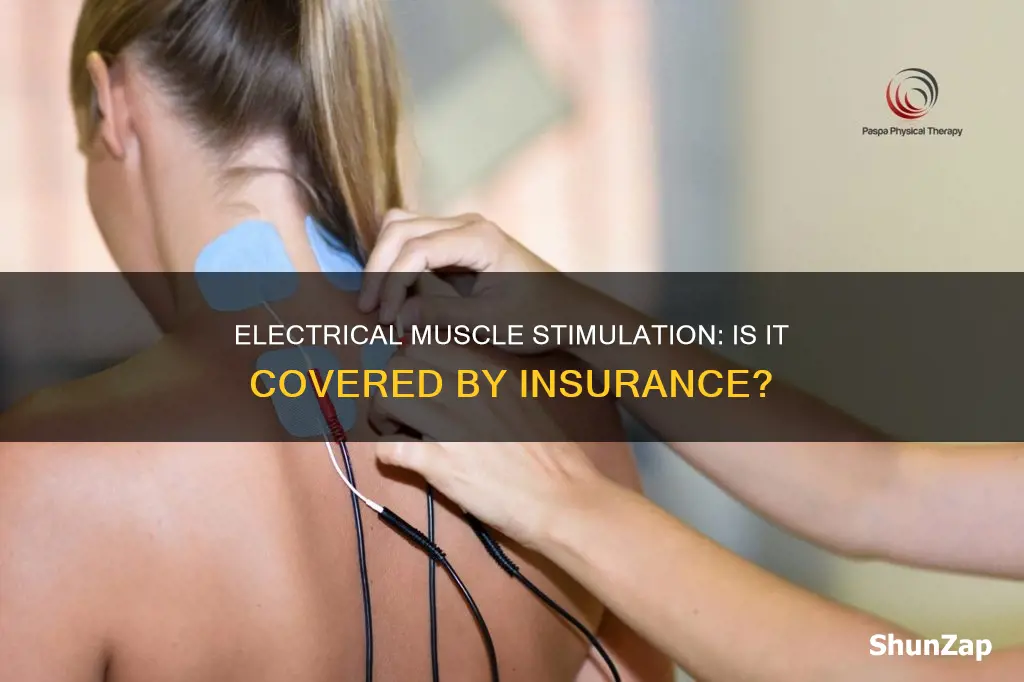 is electrical muscle stimulation covered by insurance