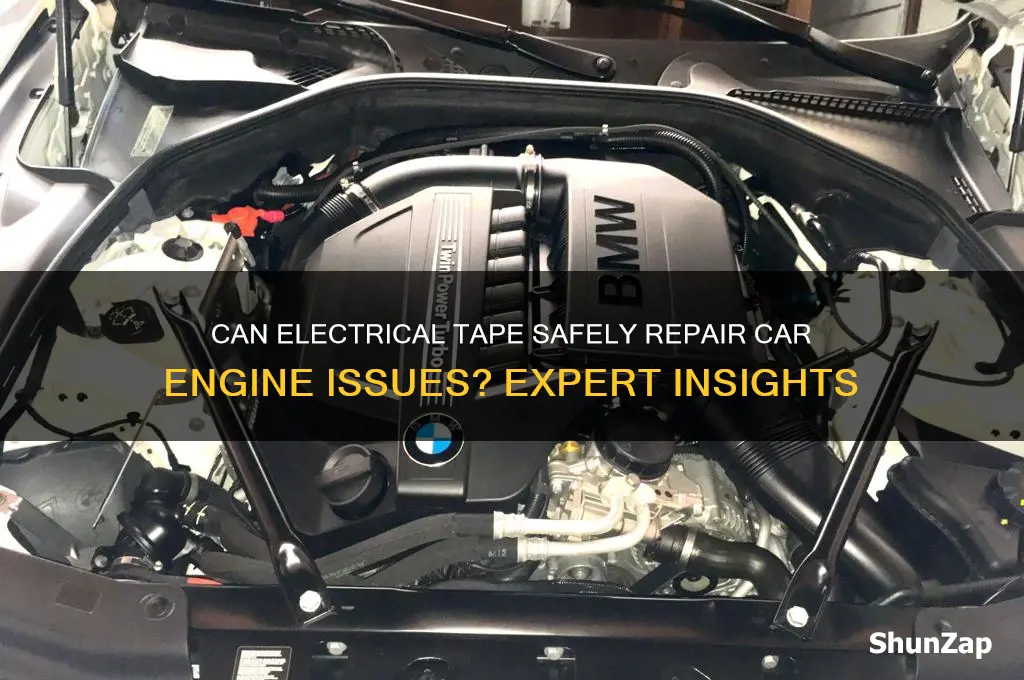is electrical tape car engine
