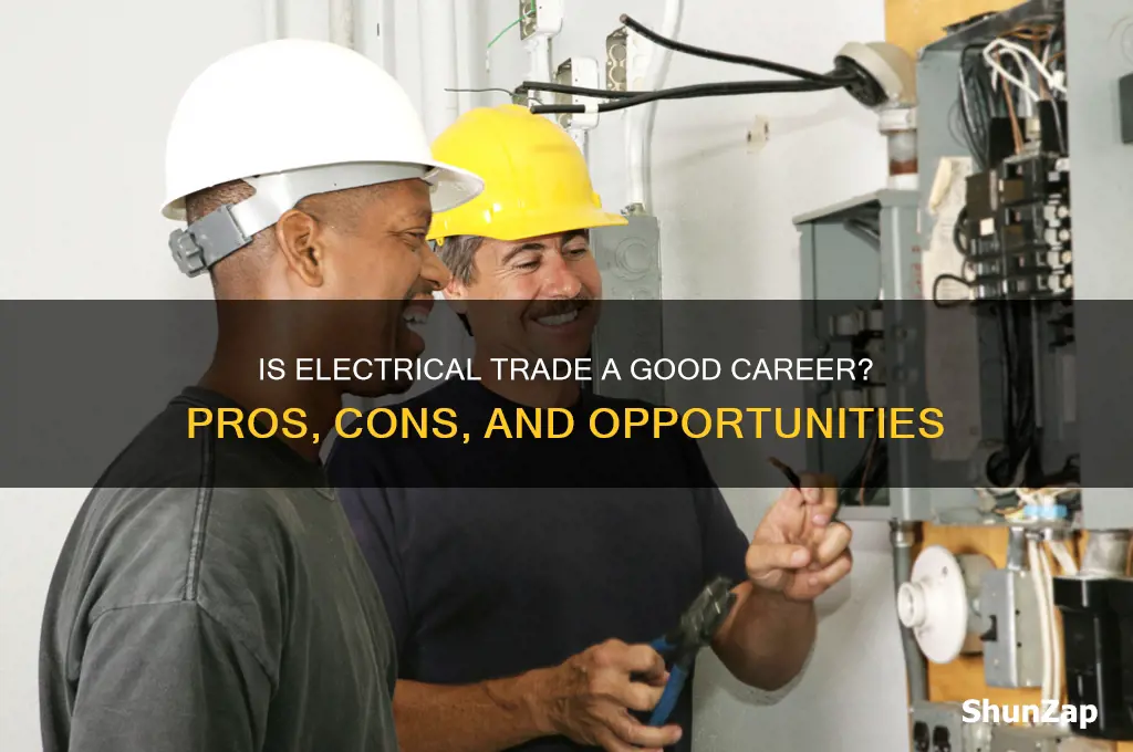 is electrical trade a good career