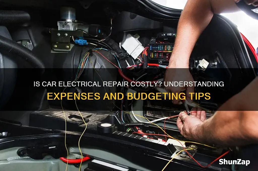 is electrical work on a car expensive