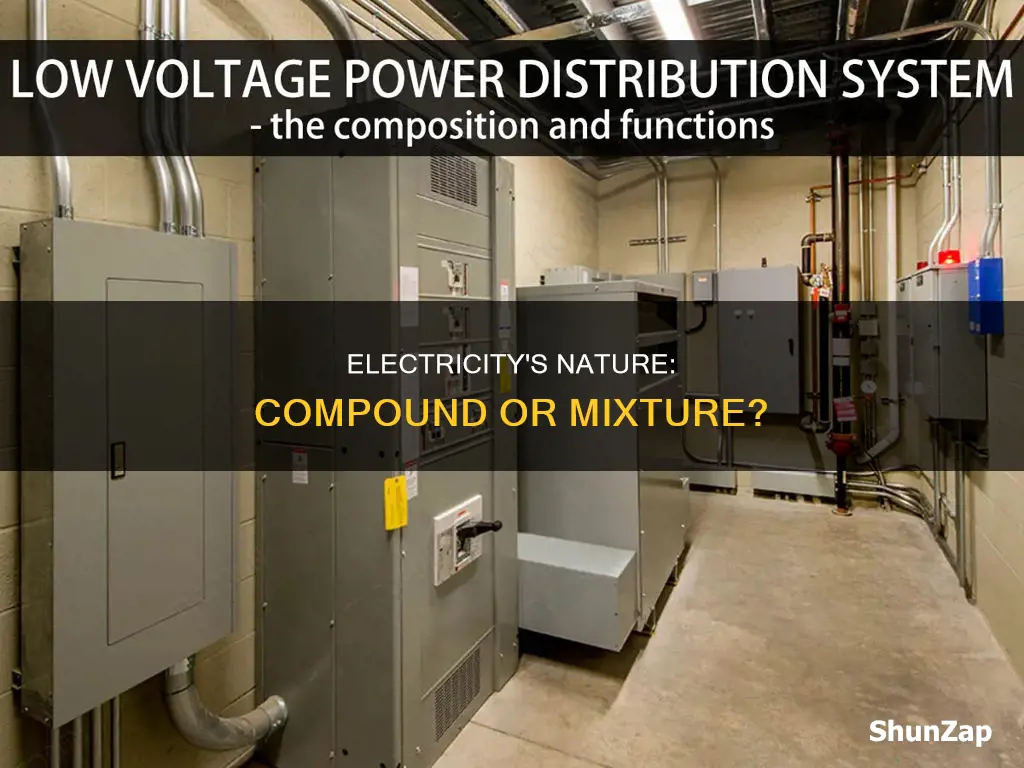 is electricity a compound element or mixture