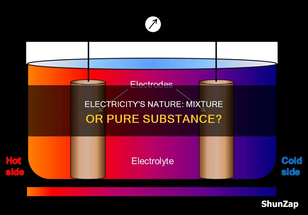is electricity a mixture or pure substance