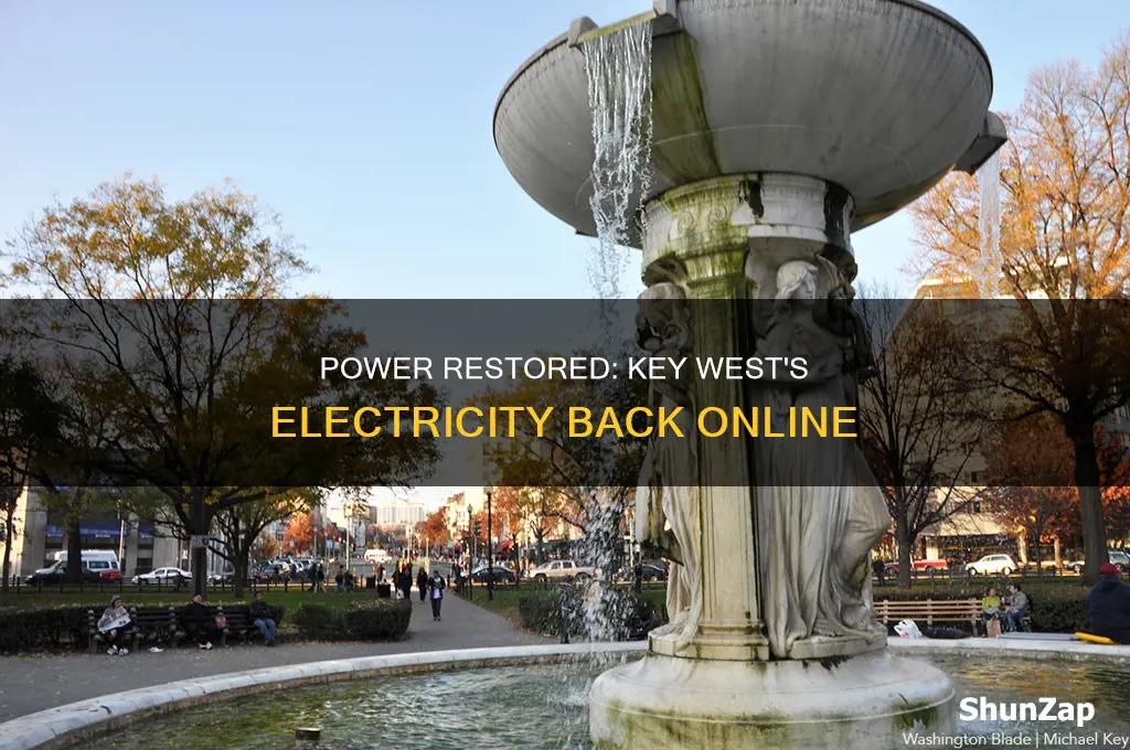 is electricity back on in key west