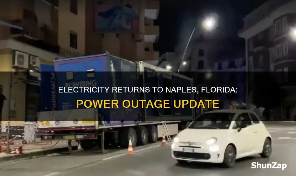 is electricity back on in naples florida