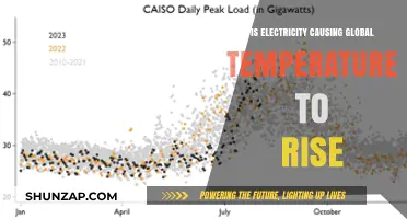 Electricity's Impact: Global Temperature Rise?