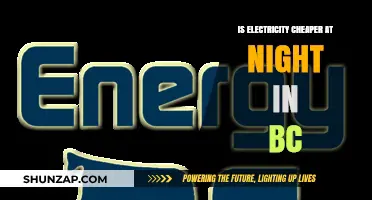 Electricity Rates in BC: Cheaper Nightly Rates