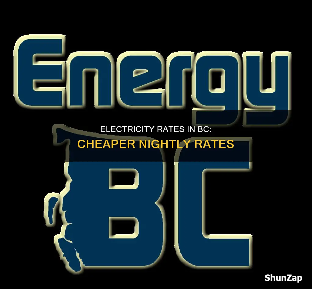 is electricity cheaper at night in bc