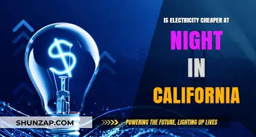 Electricity Rates in California: Cheaper at Night?