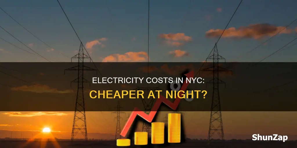 is electricity cheaper at night in nyc