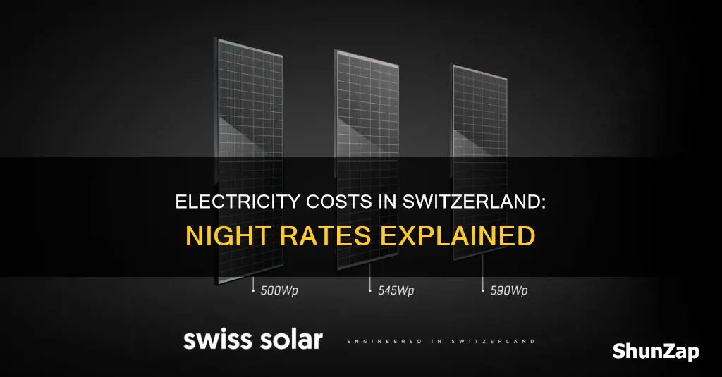 is electricity cheaper at night in switzerland