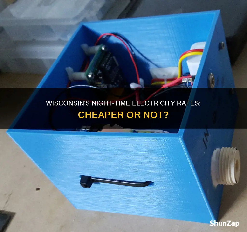 is electricity cheaper at night in wisconsin