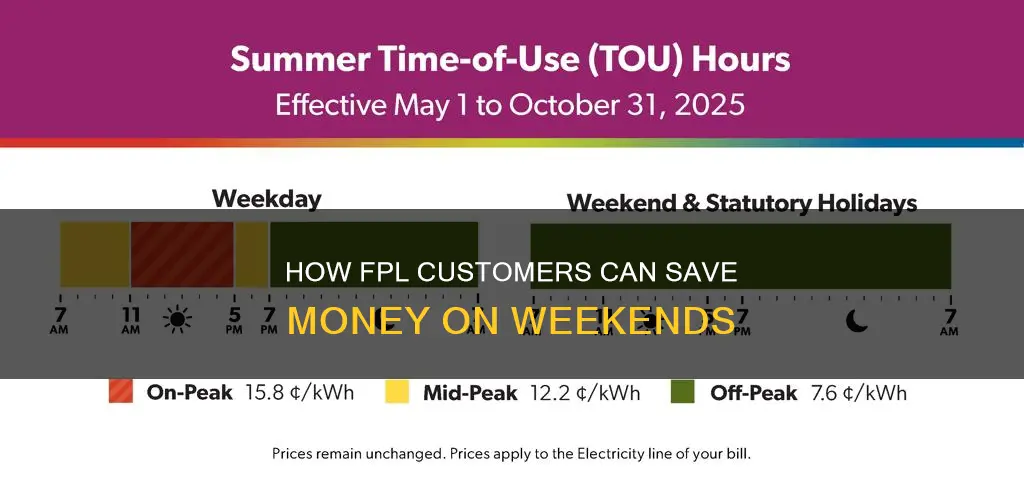 is electricity cheaper on weekends with fpl
