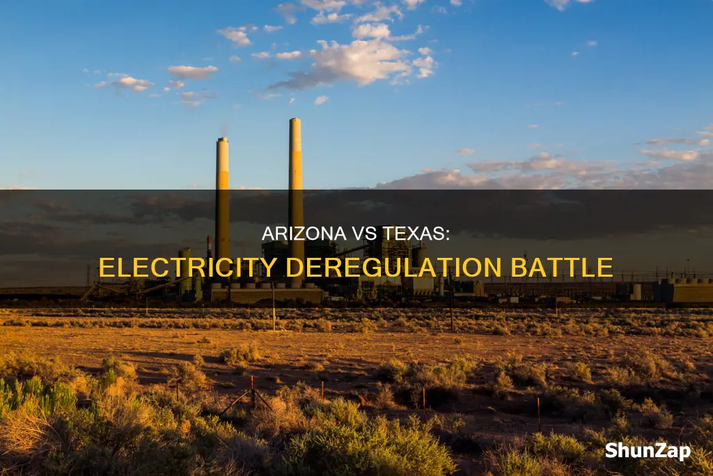 is electricity deregulated in arizona like texas