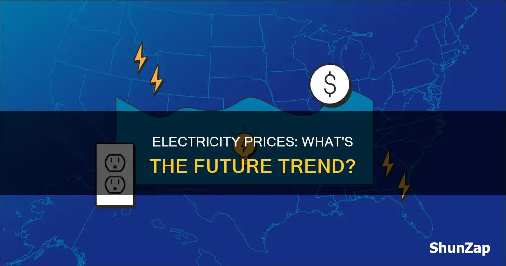 is electricity prices going up or down