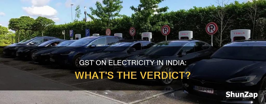 is electricity subject to gst in india