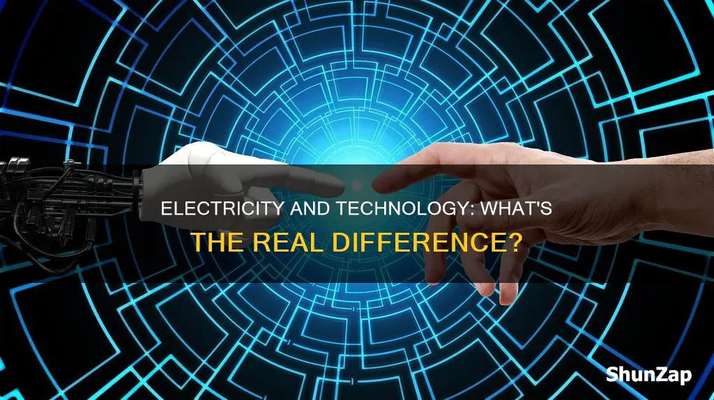 is electricity the same thing as technology
