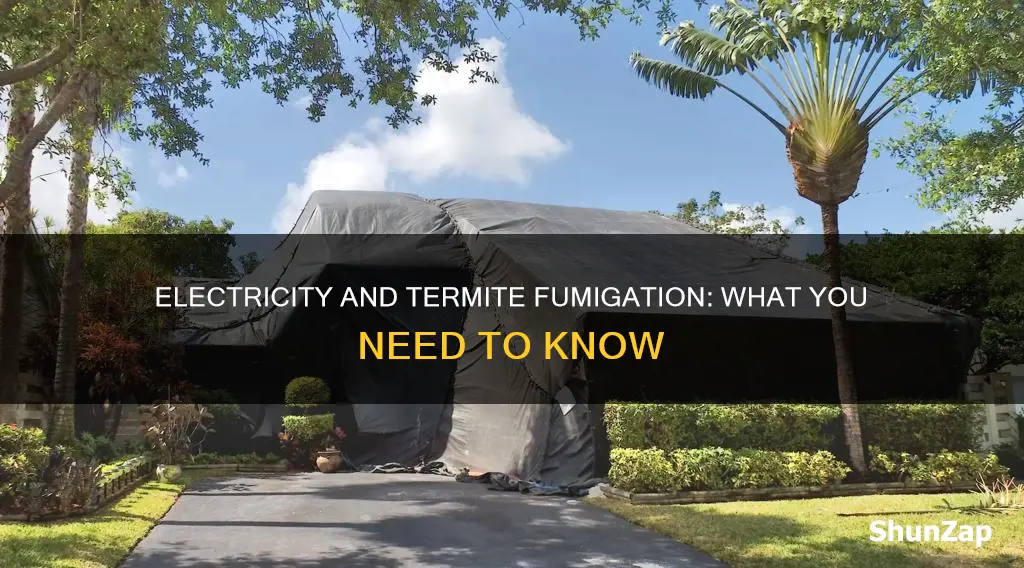 is electricity turned off during termite fumigation