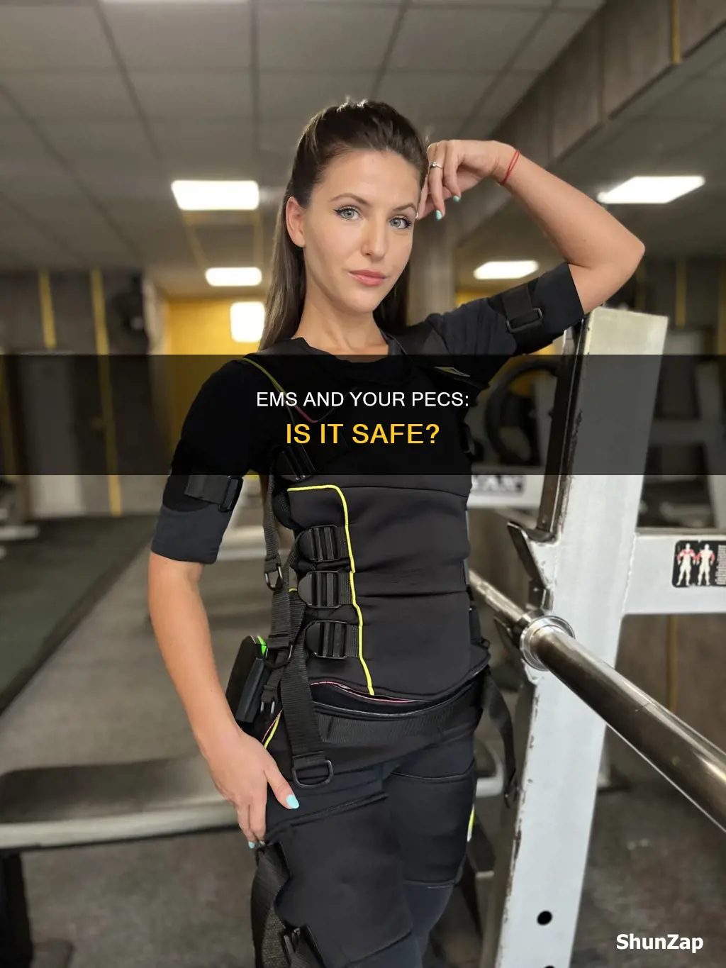 is electro muscle stimulation safe on pecs