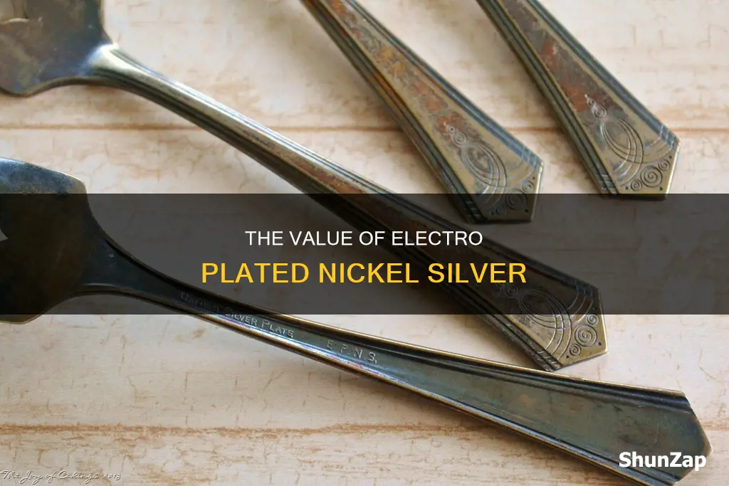 is electro plated nickel silver worth anything