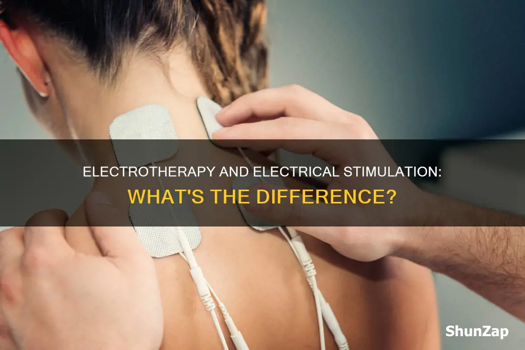 is electrotherapy the same as electrical stimulation