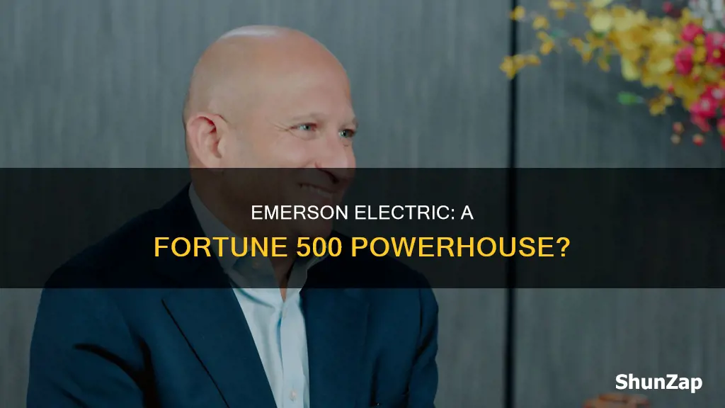 is emerson electric a fortune 500 company