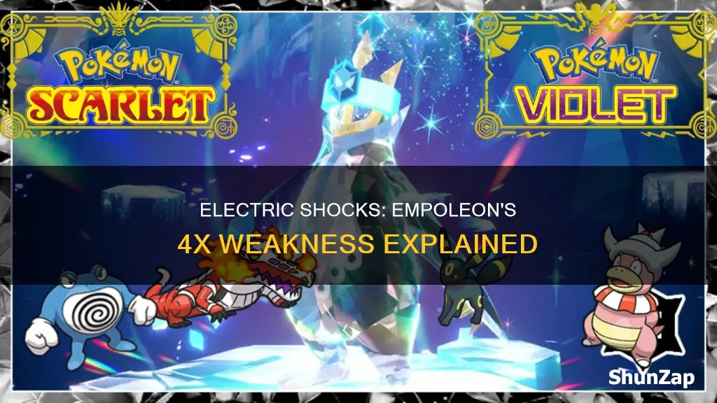 is empoleon 4 times weak against electric