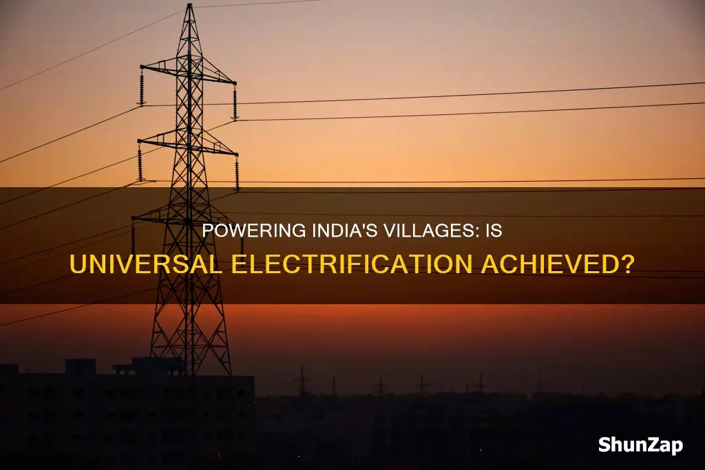 is every village in india has electricity