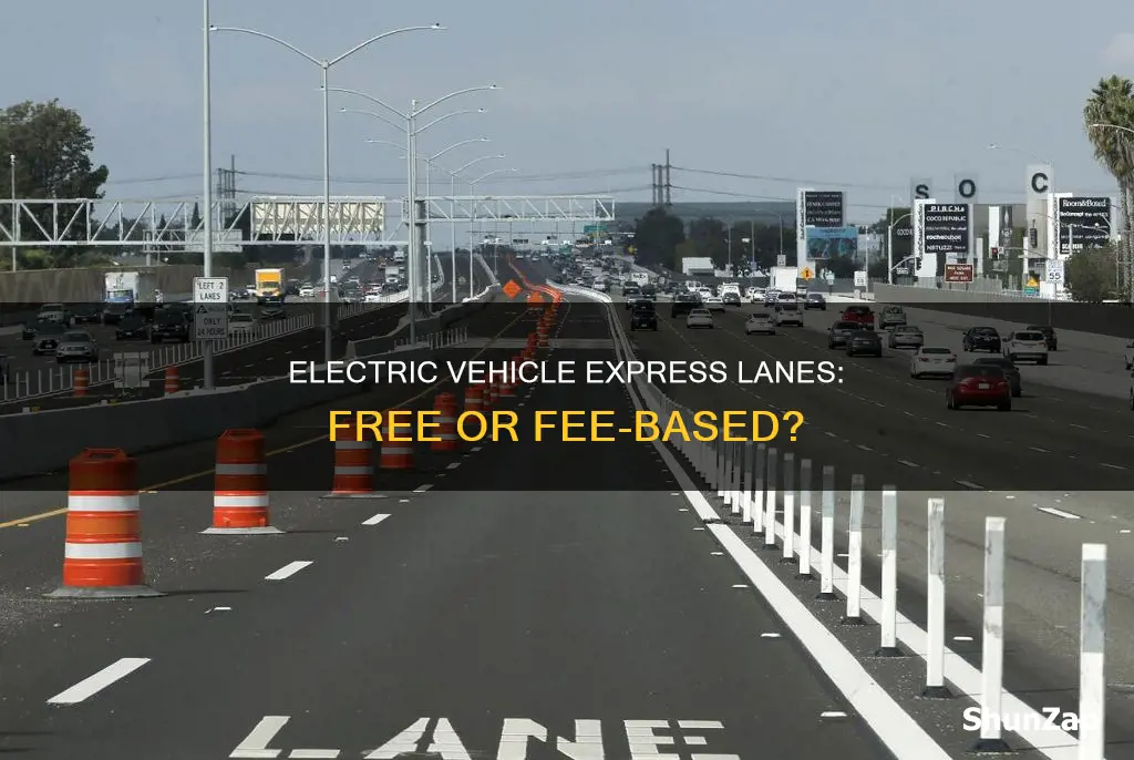 is express lanes free for electric vehicle