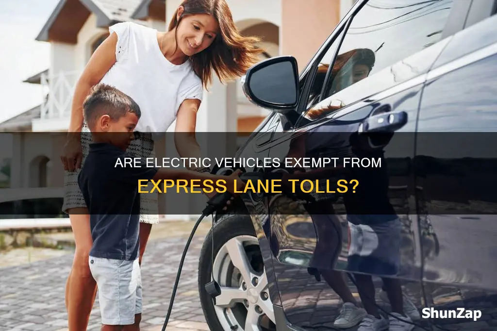 is express lanes free for electric vehicle