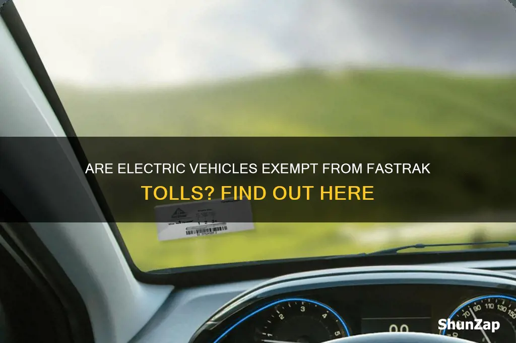 is fastrak free for electric cars