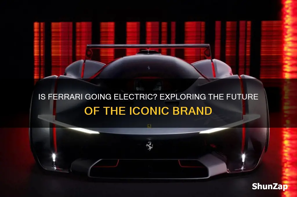 is ferrari making an electric car
