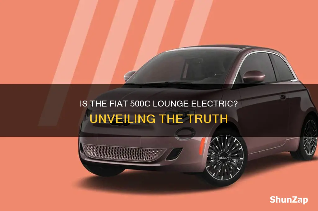 is fiat 500c lounge an electric car