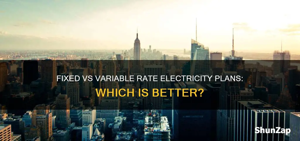 is fixed or variable rate electric better