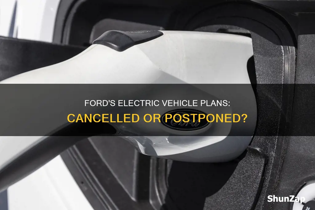 is ford cancelling electric vehicles