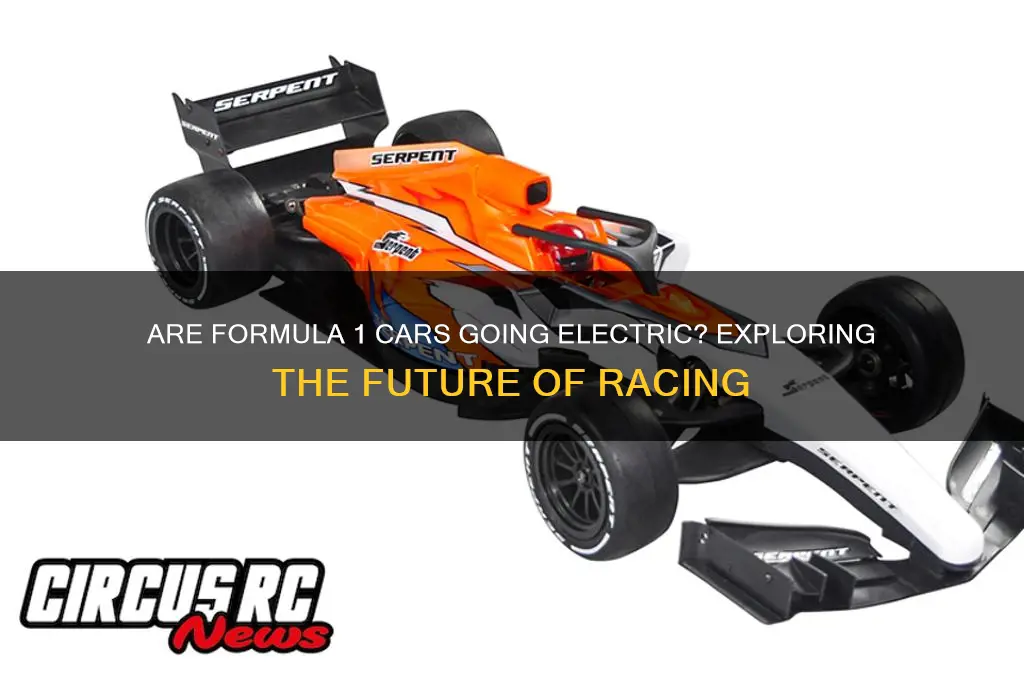is formula 1 electric cars