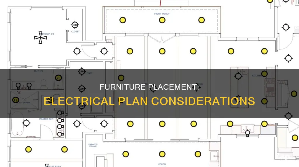 is furniture normally shown on electrical plan